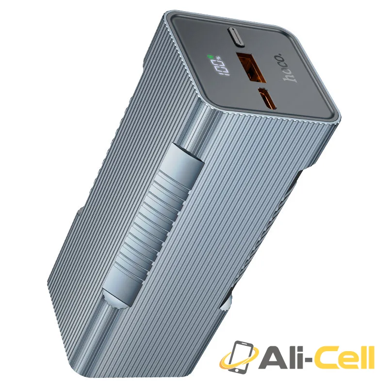 Power bank “Q15 Flashlight” 22.5W 10000mAh (Q15 Metal Gray) — 2