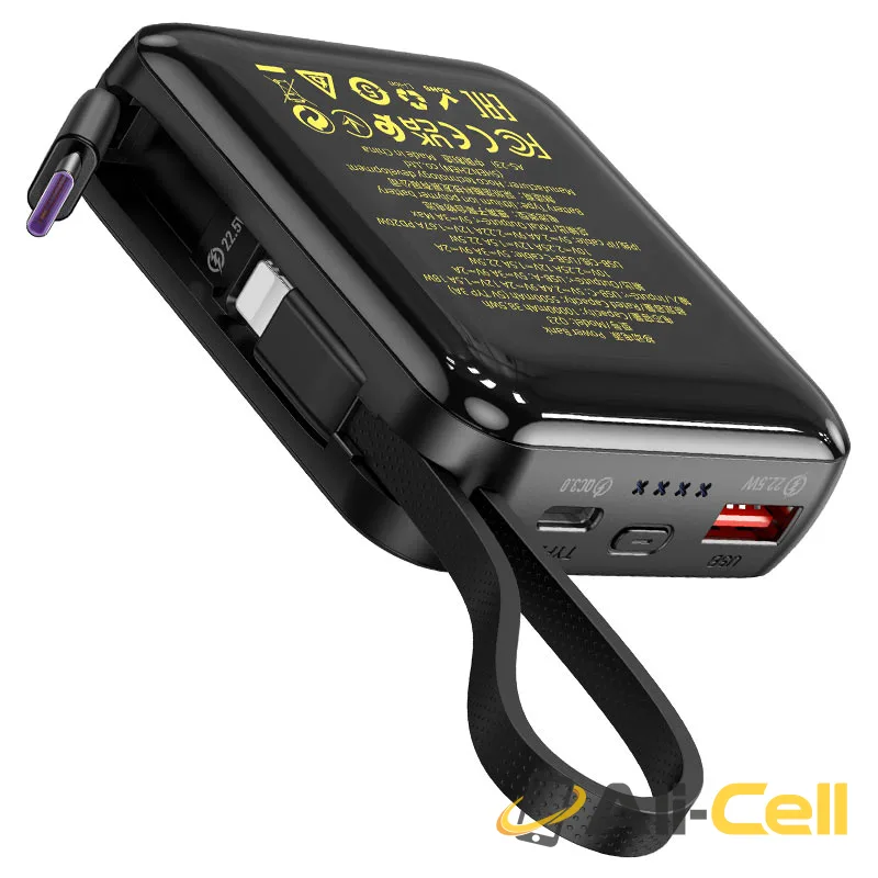 Power bank “Q23 Blade” 22.5W 10000mAh (Q23 Black) — 3
