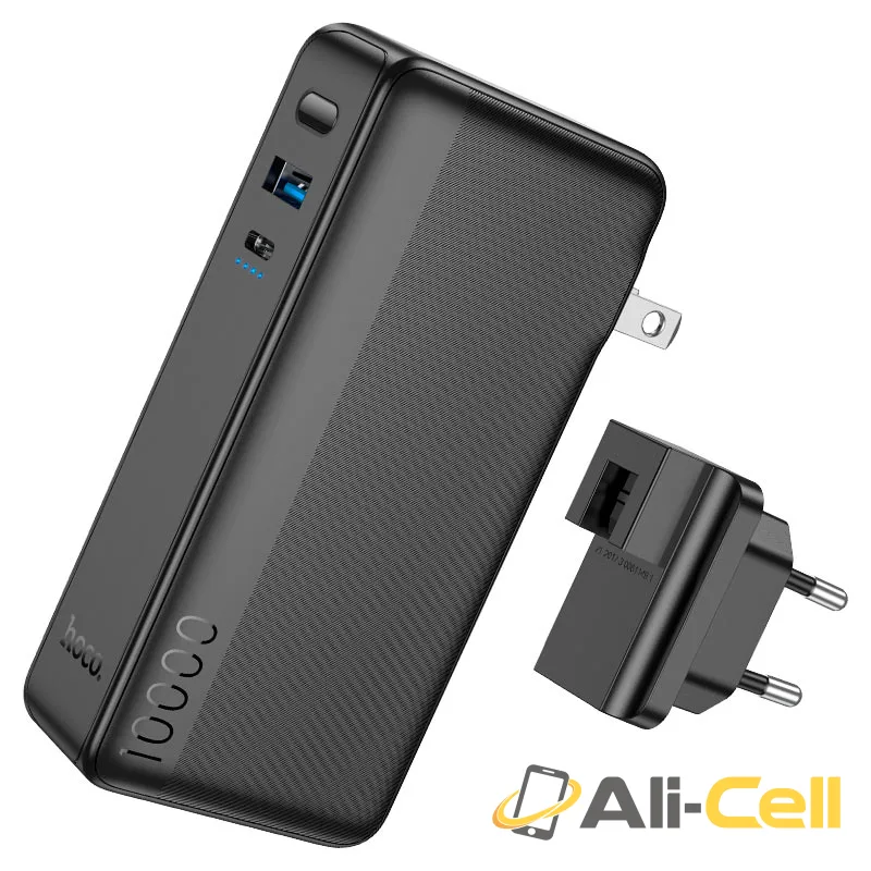 Power bank “Q16 Friendly” 22.5W 10000mAh EU / US plug (Q16 Black) — 2