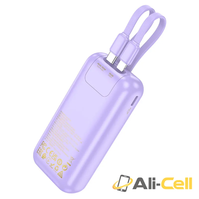 Power bank “Q25 Graceful” PD20W + QC3.0 10000mAh (Q25 Purple) — 4