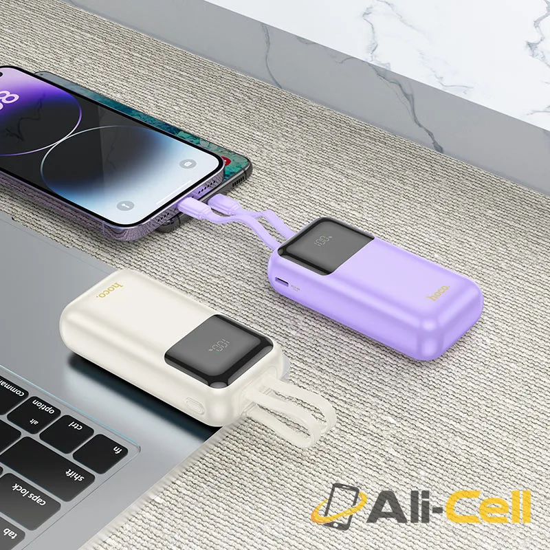 Power bank “Q25 Graceful” PD20W + QC3.0 10000mAh (Q25 Milky White) — 8