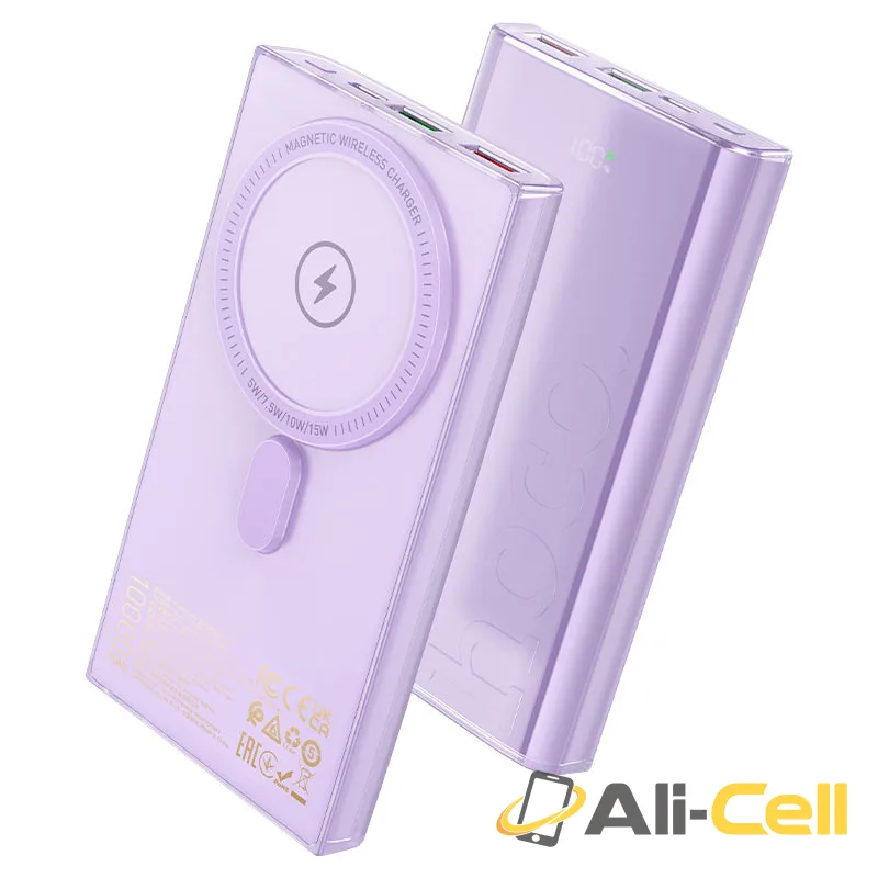 Power bank “Q22 Taurus” 22.5W wireless charging 10000mAh (Q22 Purple)