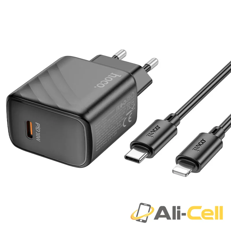 Wall charger “CS22A Value” PD30W EU cable set (Cs22a Set Tc Tc Black, Set With Type C To Type C Cable) — 6