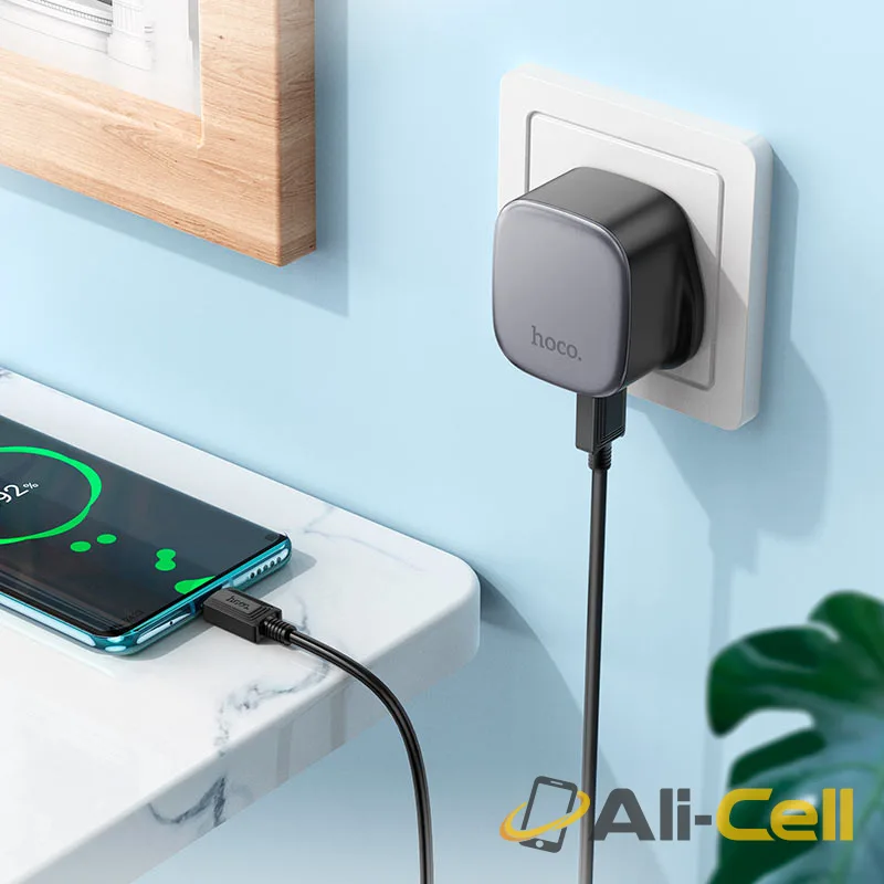 Wall charger “CS31B Ray” UK cable set (Cs31b Black, Single) — 7