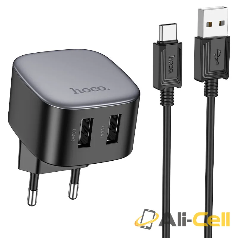 Wall charger “CS31A Wing” EU cable set (Cs31a Set Usb Tc Black, Set With Type C Cable)