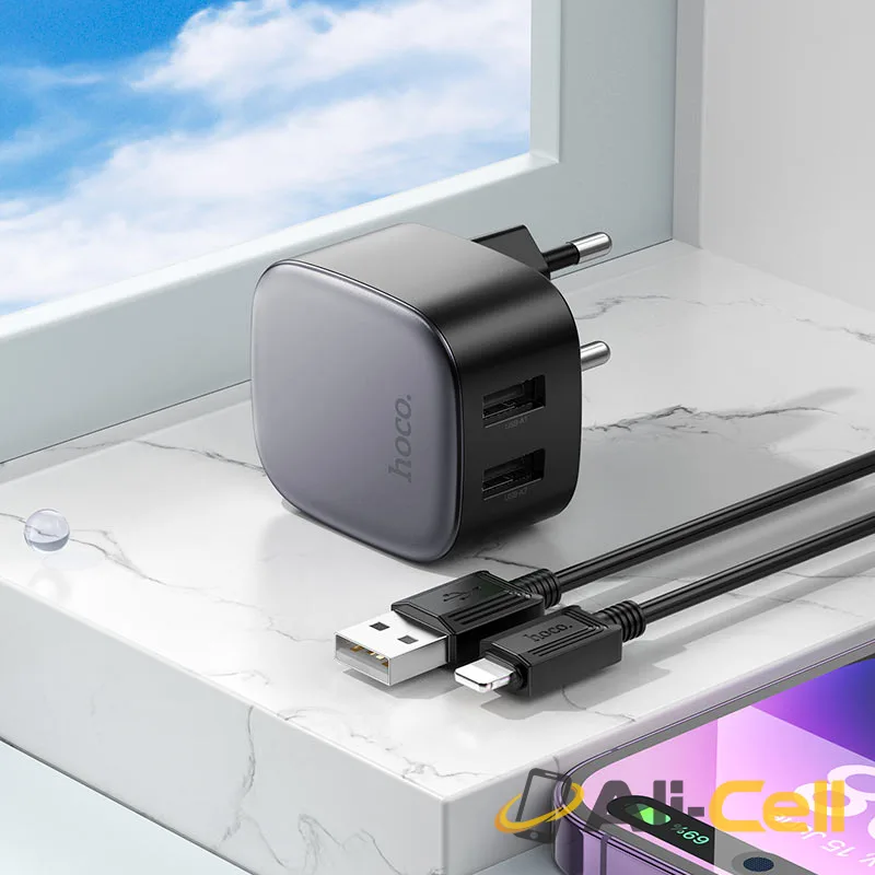 Wall charger “CS31A Wing” EU cable set (Cs31a Set Usb Musb Black, Set With Micro Usb Cable) — 7