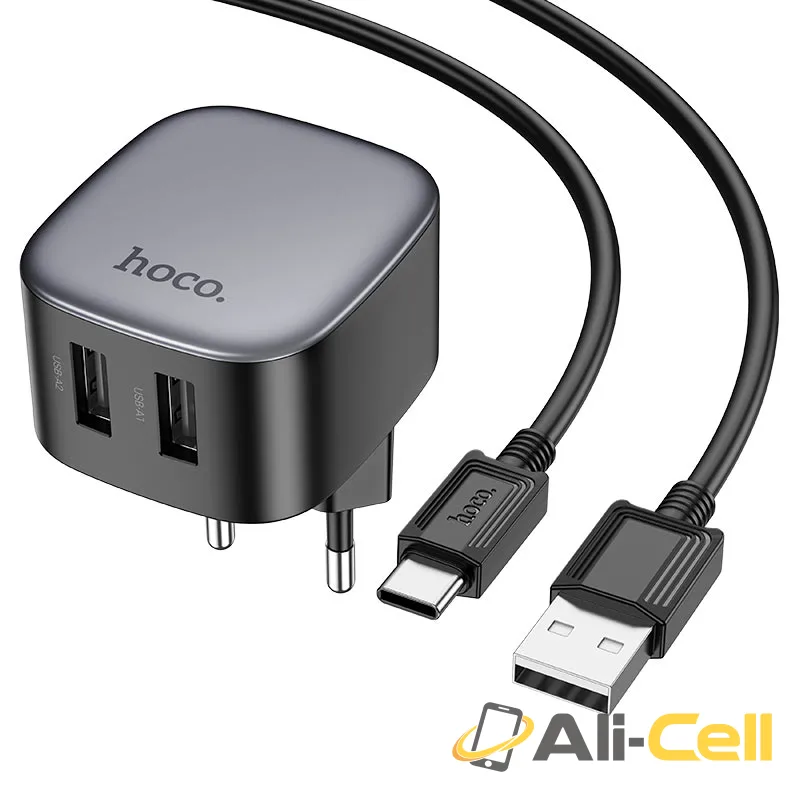 Wall charger “CS31A Wing” EU cable set (Cs31a Black, Single) — 3
