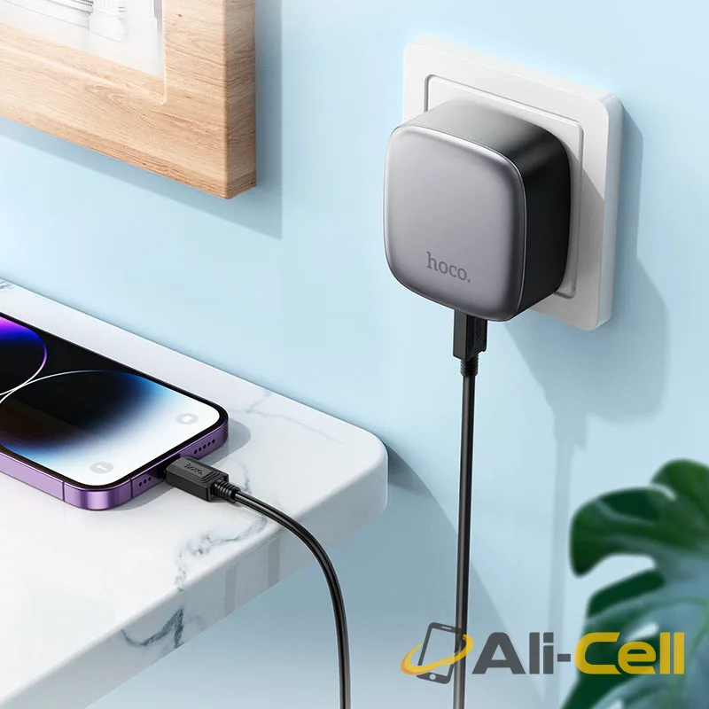 Wall charger “CS33A Amanecer” PD30W + QC3.0 EU cable set (Cs33a Set Tc Tc Black, Set With Type C To Type C Cable) — 7