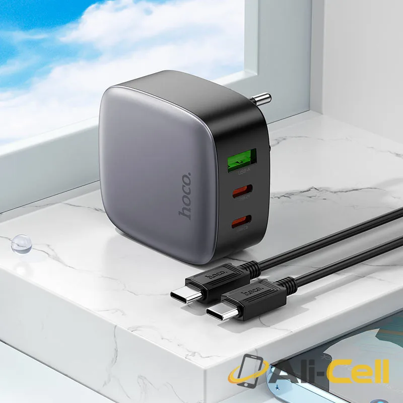 Wall charger “CS33A Amanecer” PD30W + QC3.0 EU cable set (Cs33a Set Tc Tc Black, Set With Type C To Type C Cable) — 8