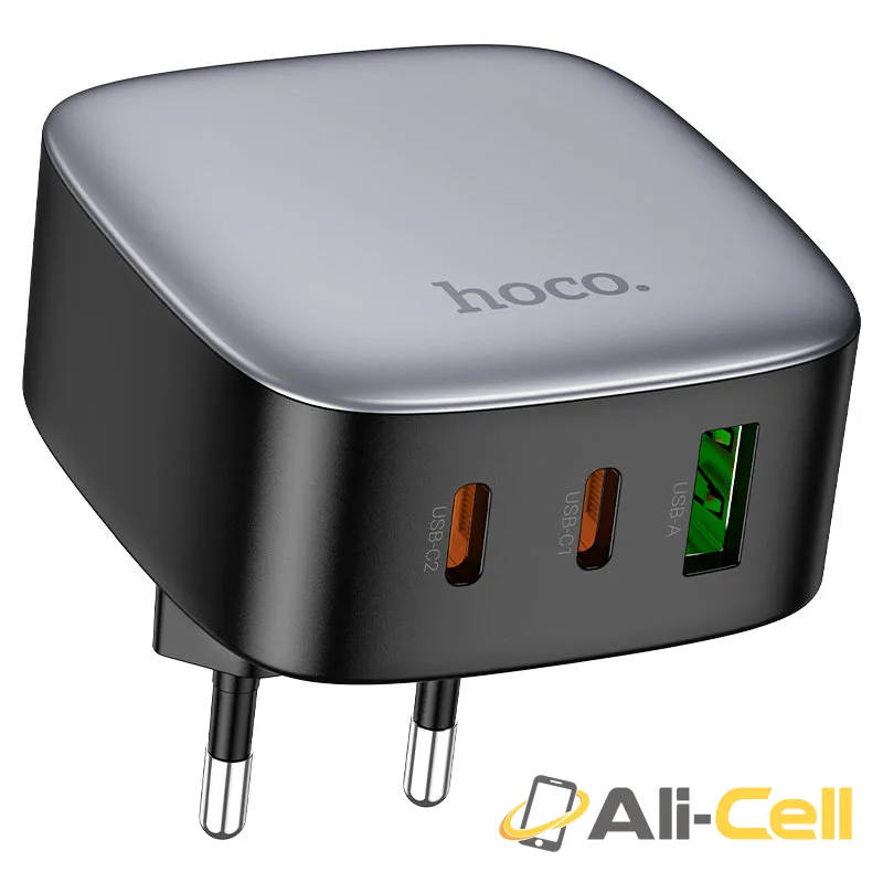 Wall charger “CS33A Amanecer” PD30W + QC3.0 EU cable set (Cs33a Black, Single) — 2