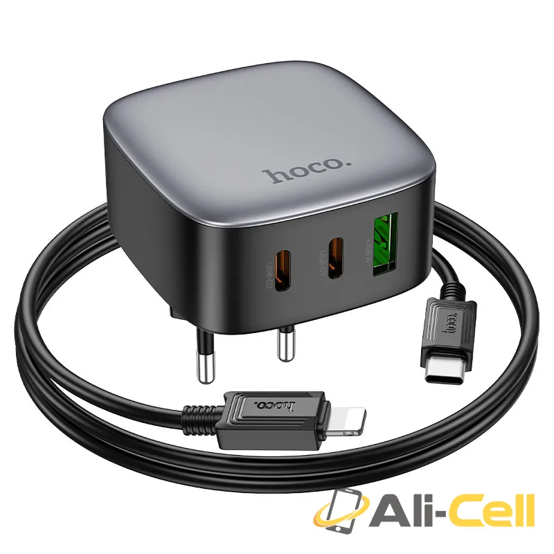 Wall charger “CS33A Amanecer” PD30W + QC3.0 EU cable set (Cs33a Black, Single) — 4