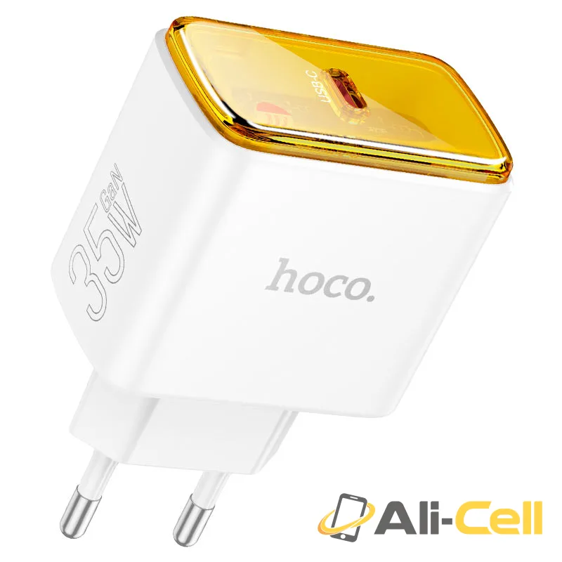Wall charger “CS41A Smart” PD35W EU cable set (Cs41a Set Tc Tc White, Set With Type C To Type C Cable) — 2