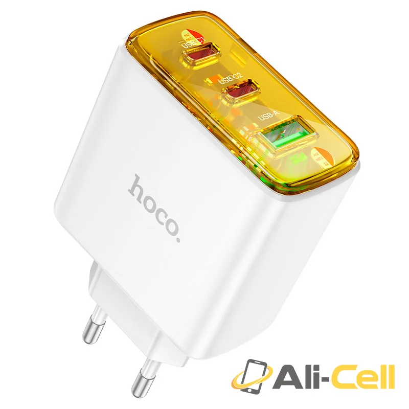 Wall charger “CS44A Smart” PD65W EU cable set (Cs44a White, Single)
