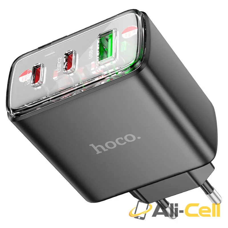Wall charger “CS44A Smart” PD65W EU cable set (Cs44a White, Single) — 6