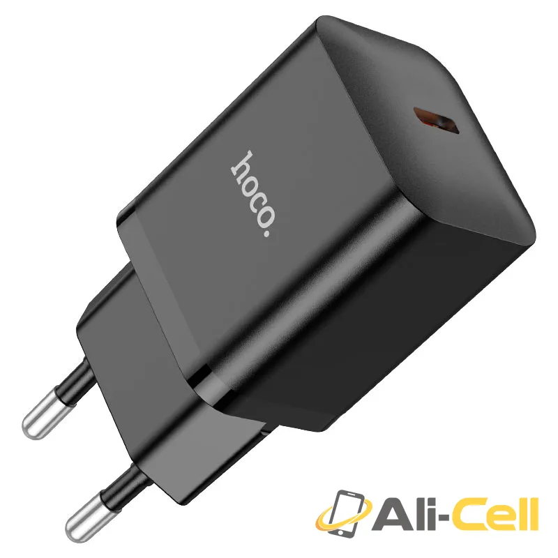 Wall charger “N27 Innovative” PD20W EU cable set (N27 Black, Single)