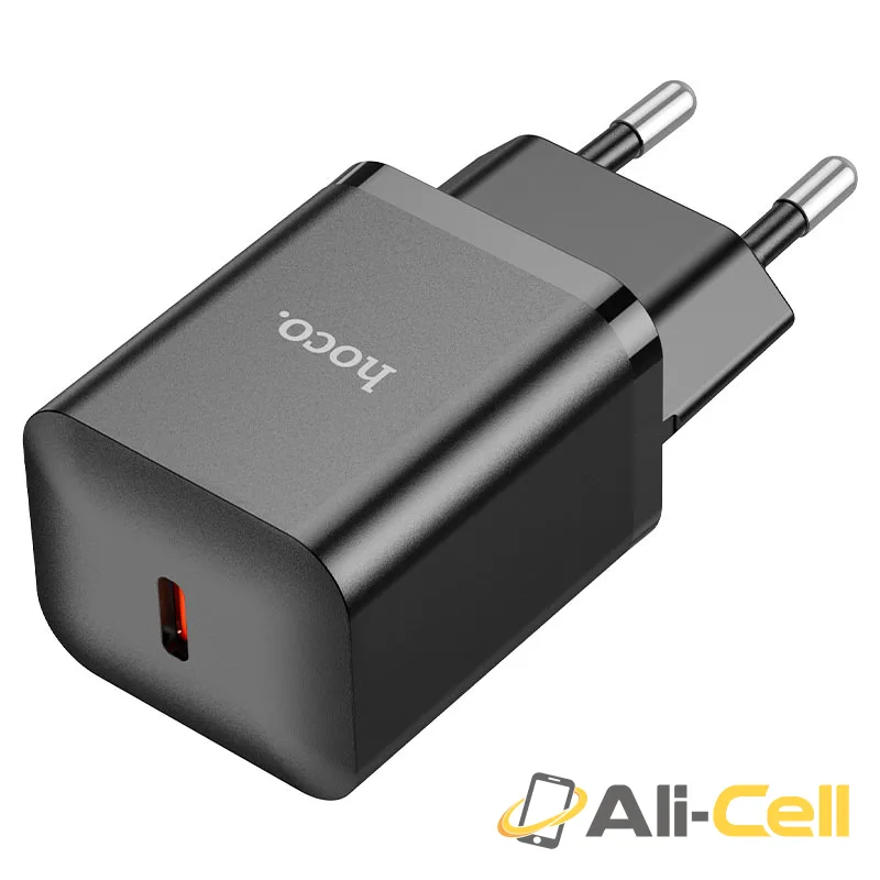 Wall charger “N27 Innovative” PD20W EU cable set (N27 Black, Single) — 4