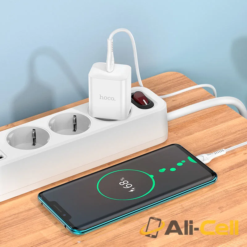 Wall charger “N27 Innovative” PD20W EU cable set (N27 Black, Single) — 8