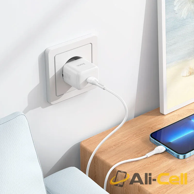 Wall charger “N32 Glory” PD30W EU cable set (N32 Set Tc Tc Black, Set With Type C To Type C Cable) — 8