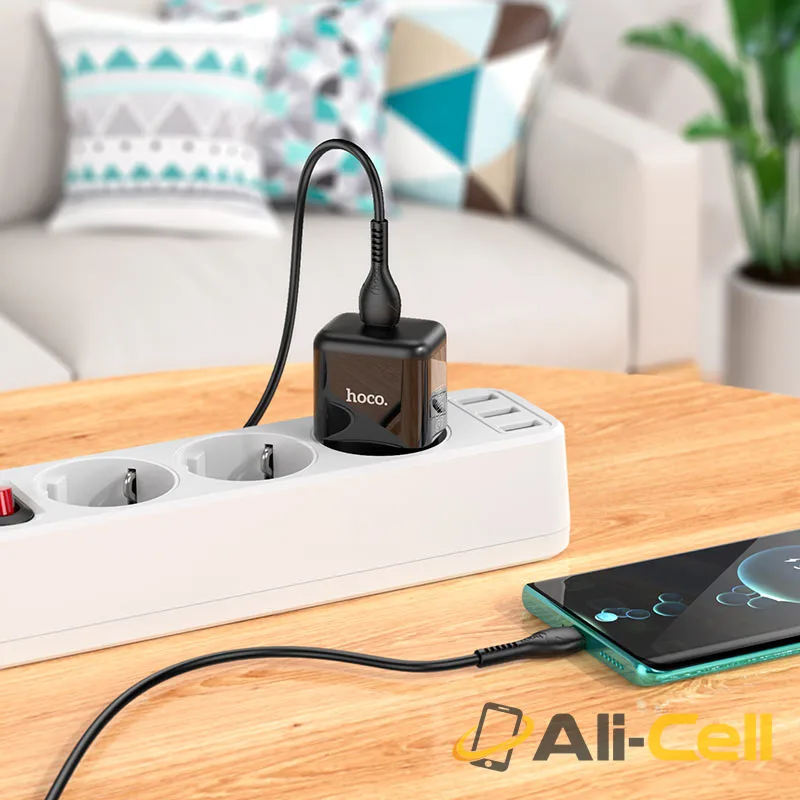 Wall charger “N32 Glory” PD30W EU cable set (N32 Set Tc Ltn Black, Set With Type C To Lightning Cable) — 7