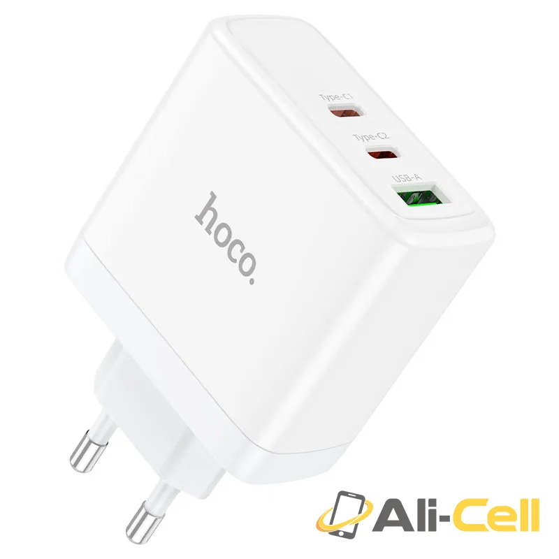 Wall charger “N30 Glory” PD65W + QC3.0 EU (N30 White) — 2