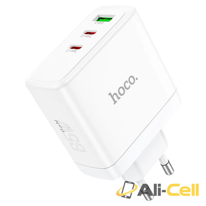 Wall charger “N30 Glory” PD65W + QC3.0 EU (N30 White) — 5