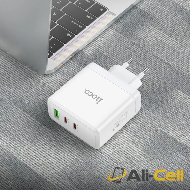 Wall charger “N30 Glory” PD65W + QC3.0 EU (N30 White) — 7