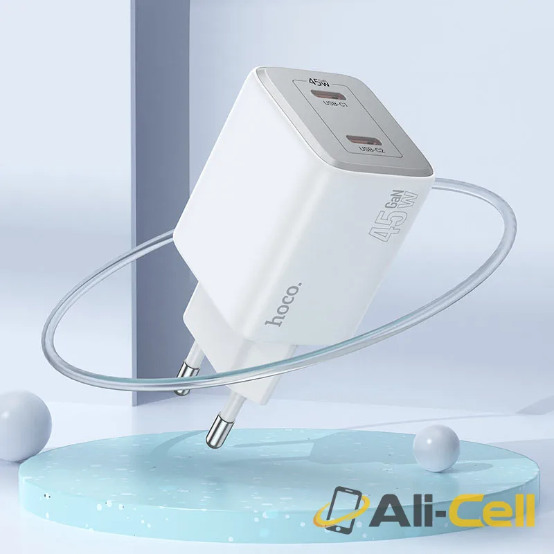 Wall charger “N42 Elogiado” PD45W EU cable set (N42 Black, Single) — 7
