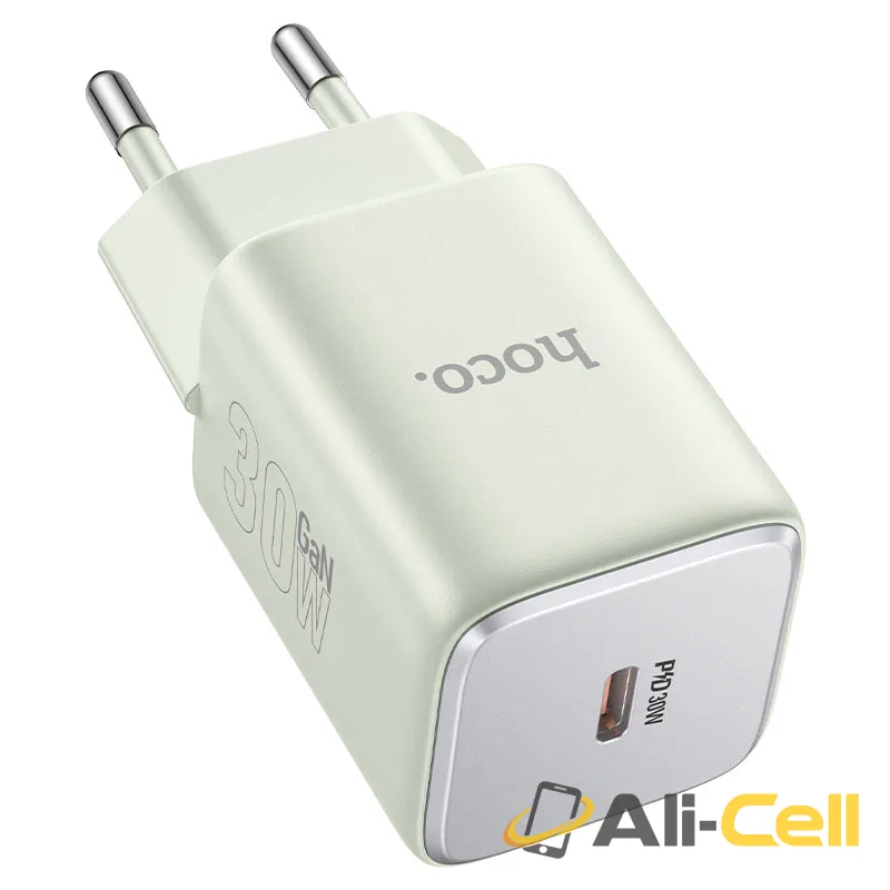 Wall charger “N43 Vista” PD30W EU cable set (N43 Tender Green, Single)