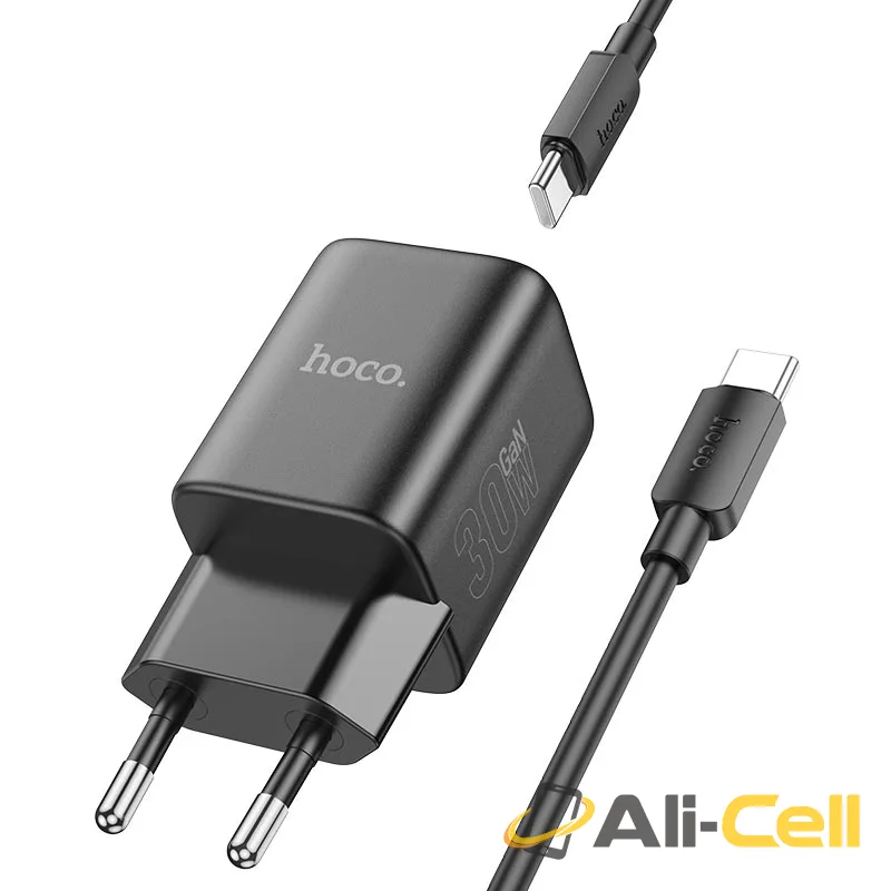 Wall charger “N43 Vista” PD30W EU cable set (N43 Tender Green, Single) — 3
