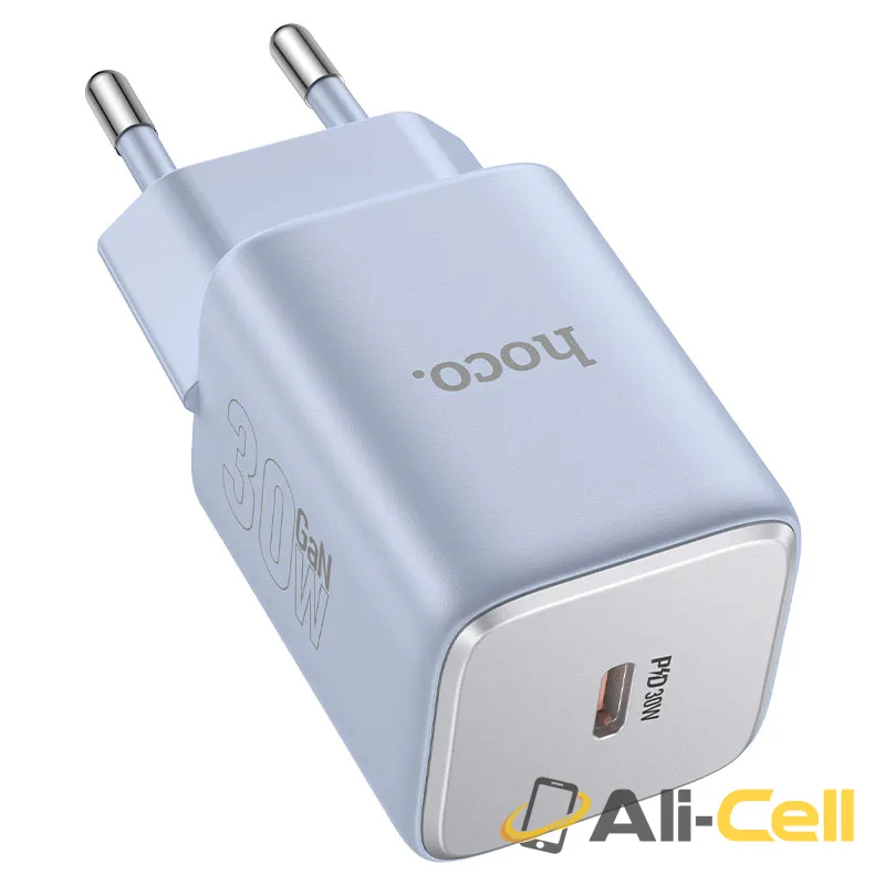 Wall charger “N43 Vista” PD30W EU cable set (N43 Ice Blue, Single)