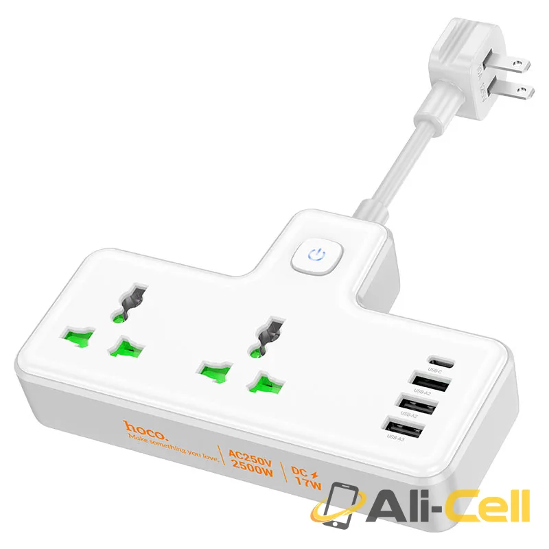 Power strip “AC11 Voyage” 2 sockets US (Ac11 White)