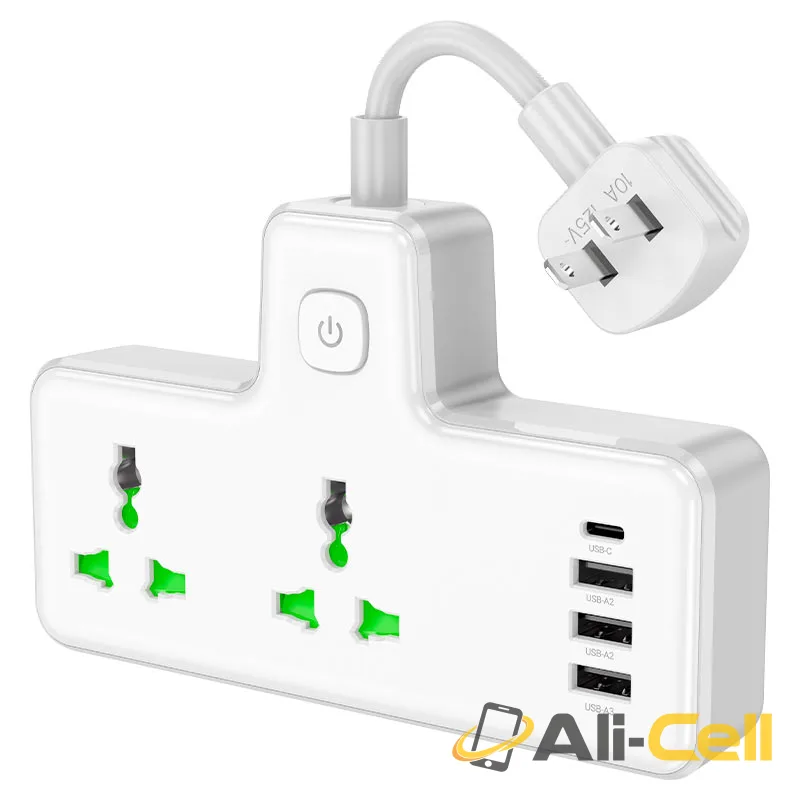 Power strip “AC11 Voyage” 2 sockets US (Ac11 White) — 3