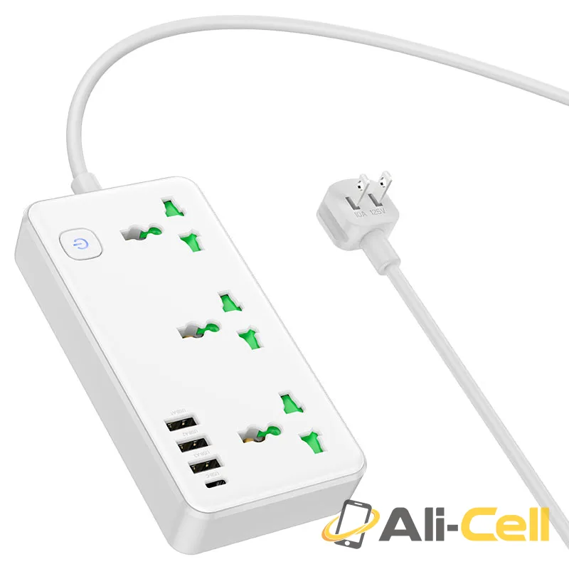 Power strip “AC7 Storm” 3 sockets US (Ac7 Black) — 4