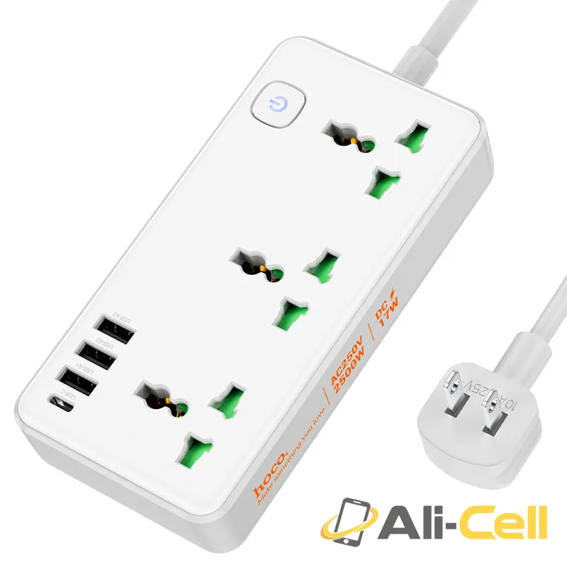 Power strip “AC7 Storm” 3 sockets US (Ac7 White)