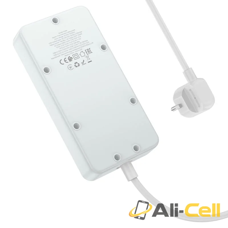 Power strip “AC8A Storm” PD30W + QC3.0 + 3 sockets EU (Ac8a Black) — 5