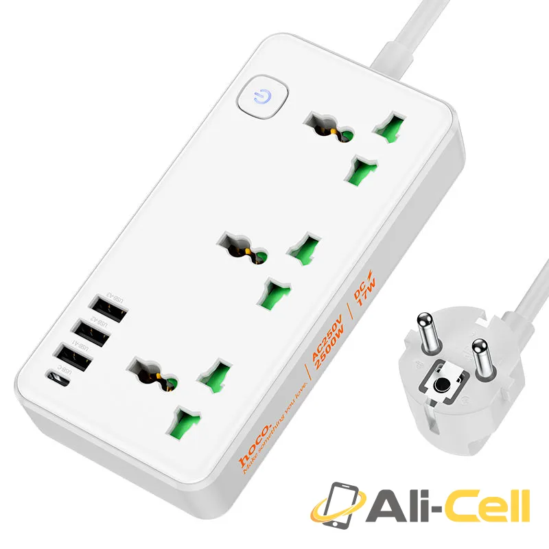 Power strip “AC7A Storm” 3 sockets EU (Ac7a White)