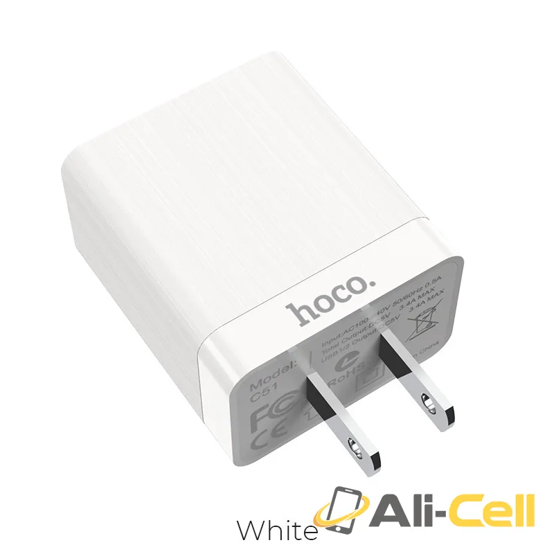 Wall charger “C51 Prestige power” dual USB ports US
