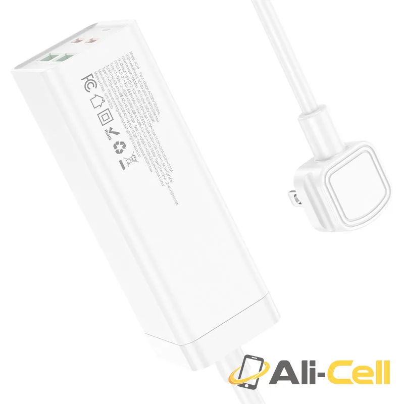 Power strip “AC10 Barry” PD65W GaN + QC3.0 + 1 socket US (Ac10 Black) — 5