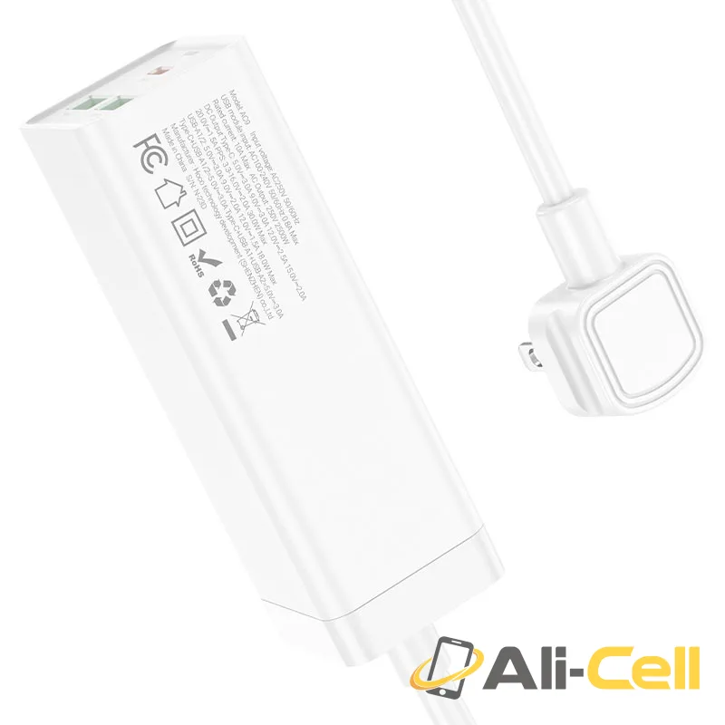 Power strip “AC9 Talent” PD30W + QC3.0 + 1 socket US (Ac9 Black) — 5