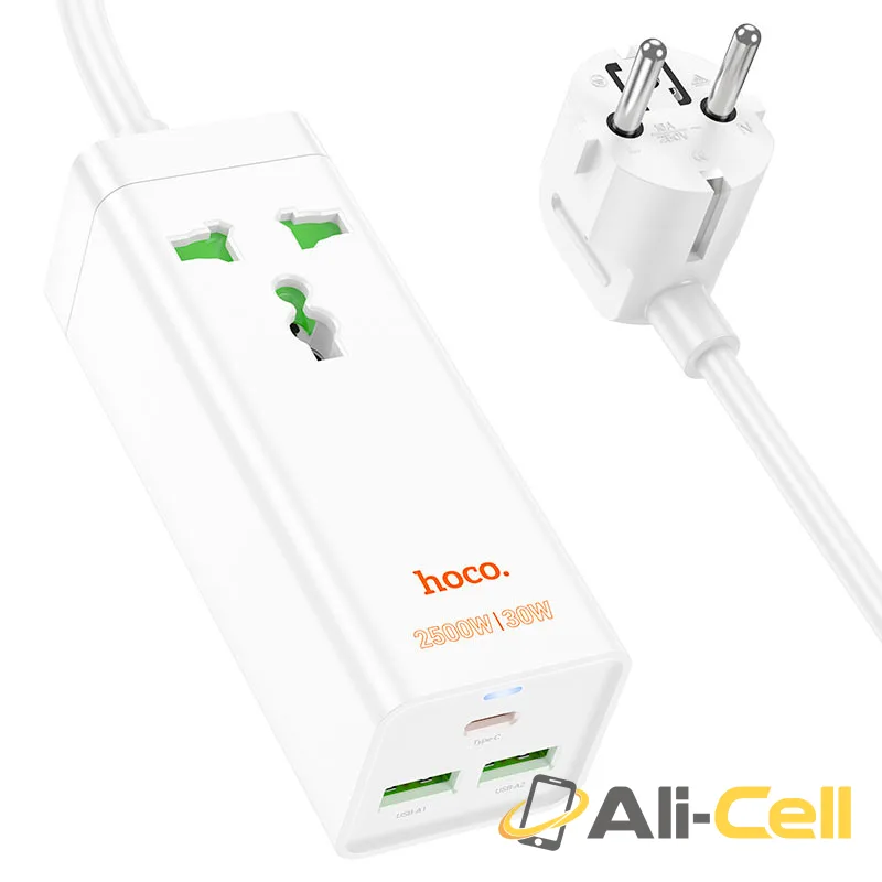 Power strip “AC9A Talent” PD30W + QC3.0 + 1 socket EU (Ac9a White) — 4