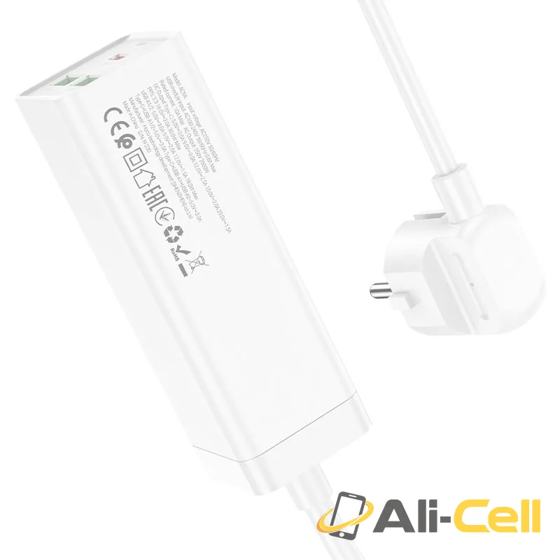 Power strip “AC9A Talent” PD30W + QC3.0 + 1 socket EU (Ac9a White) — 5