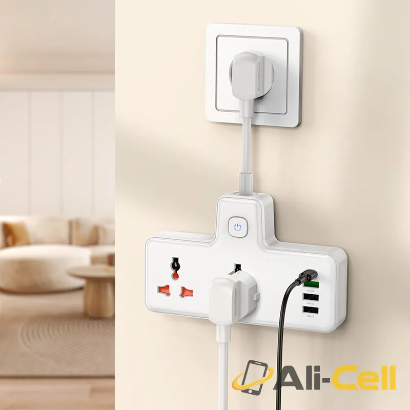Power strip “AC12A Reise” PD30W + QC3.0 + 2 sockets EU (Ac12a Black) — 7