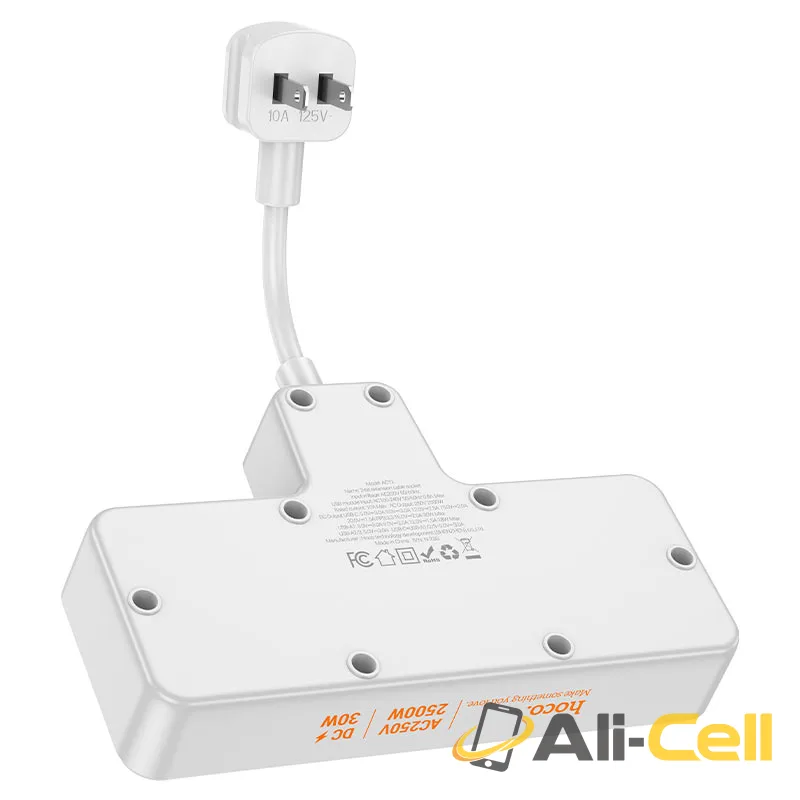 Power strip “AC12 Reise” PD30W + QC3.0 + 2 sockets US (Ac12 Black) — 4