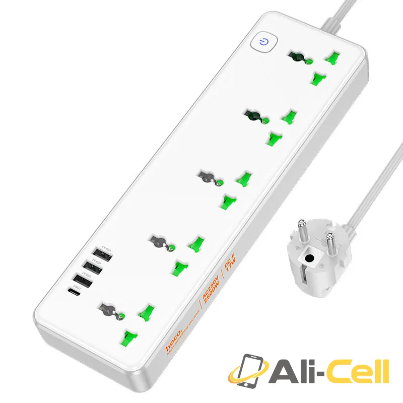 Power strip “AC13A Talento” 5 sockets EU (Ac13a White)