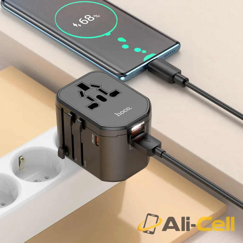 Conversion charger “AC15 Walker” PD20W EU / US / UK / AU (Ac15 Black) — 7