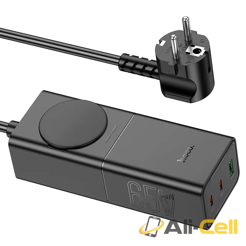 Power strip “NS4 Sharp” PD65W + QC3.0 + 1 socket EU / GER (Ns4 Black) — 6
