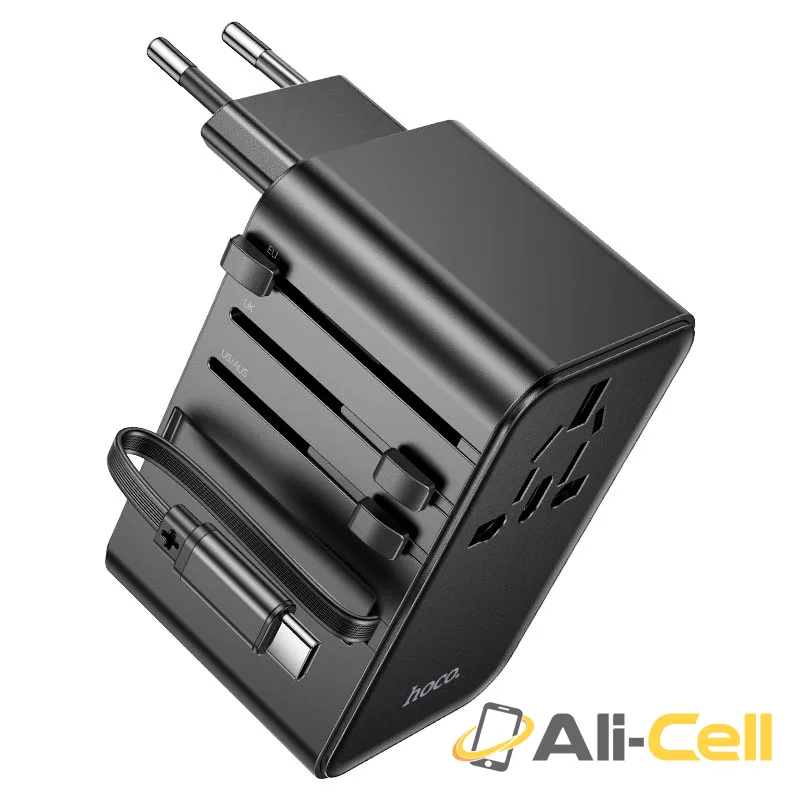 Conversion charger “AC18 Supporter” PD35W EU / US / UK / AU (Ac18 Black) — 2