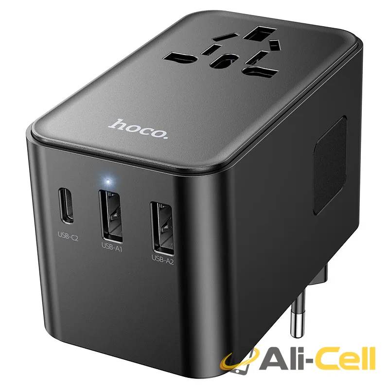Conversion charger “AC18 Supporter” PD35W EU / US / UK / AU (Ac18 Black) — 5
