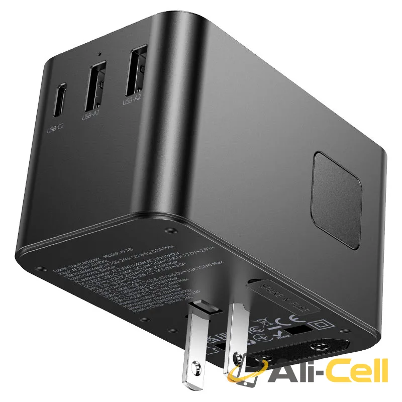 Conversion charger “AC18 Supporter” PD35W EU / US / UK / AU (Ac18 Black) — 6