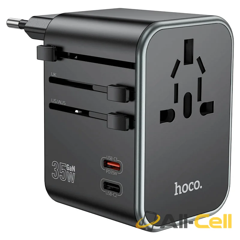 Conversion charger “AC19 Supporter” PD35W EU / US / UK / AU (Ac19 Black)
